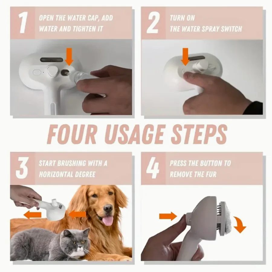 Steamy Cat Brush